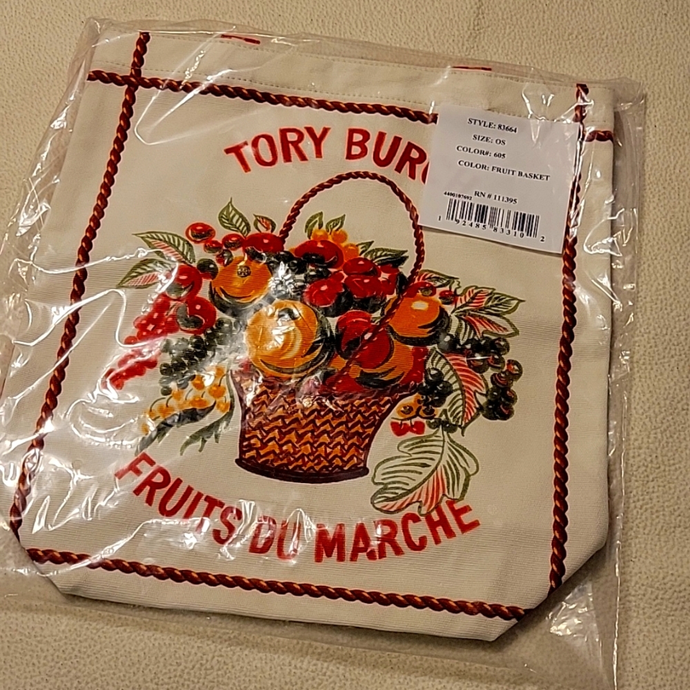 Tory Burch Fruit Basket Market Bag NWT